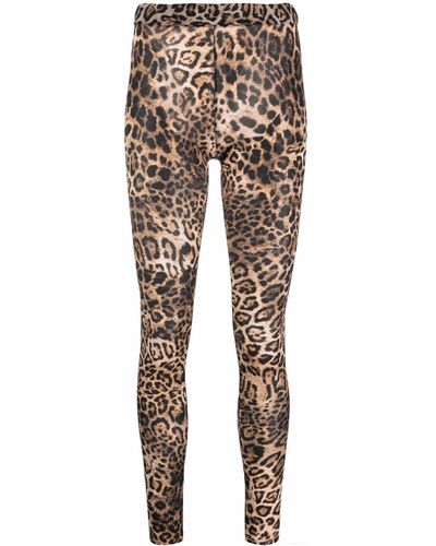 Pinko Leggings mit Leoparden-Print - Mehrfarbig