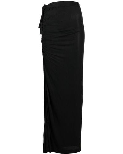 GAUGE81 Black Hania Maxi Skirt - Women's - Cupro/elastane