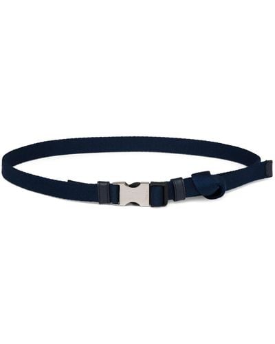 Prada Cinturón con hebilla del logo - Azul