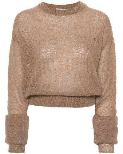 Coperni Extra-long-sleeve Sweater - Natural