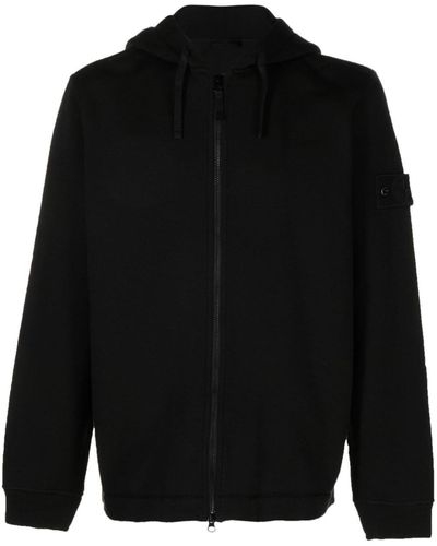 Stone Island Compass Badge Zip-up Sweatshirt in Blue for Men | Lyst Canada