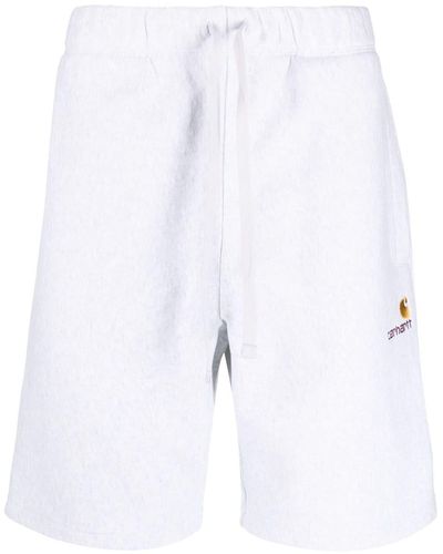 Carhartt Drawstring Cotton-blend Shorts - White
