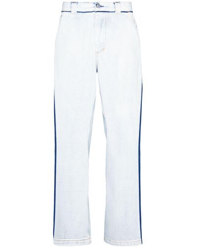 Maison Margiela Straight-Leg-Jeans aus japanischem Denim - Weiß