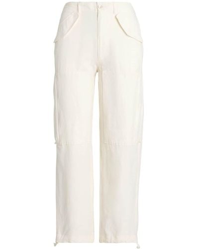 Polo Ralph Lauren Pantalon à coupe fuselée - Blanc