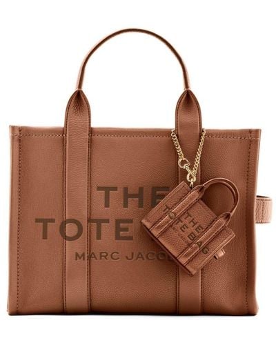 Marc Jacobs The Nano Tote Bag Charm - Brown