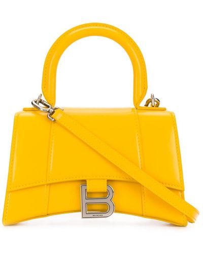 Balenciaga Hourglass Xs Mini Bag - Yellow