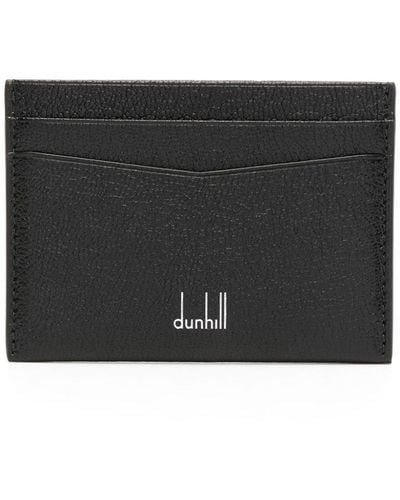 Dunhill Logo-stamp Leather Cardholder - Black