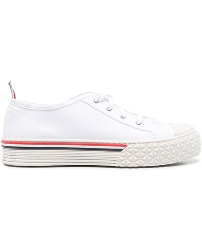 Thom Browne Collegiate Low-top Sneakers - White