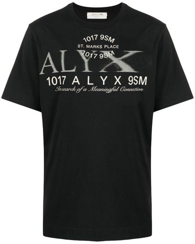 1017 ALYX 9SM ロゴ Tシャツ - ブラック