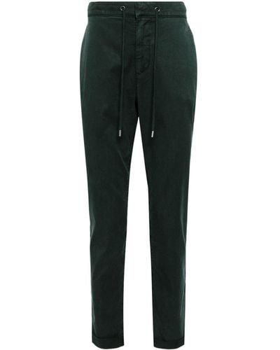 PAIGE Fraser Lyocell Tapered Trousers - Black