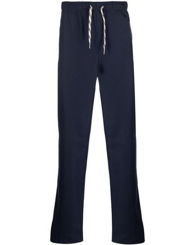 Zadig & Voltaire Straight-leg Drawstring Trousers - Blue