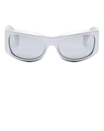 HELIOT EMIL Aether Rectangle-frame Sunglasses - White