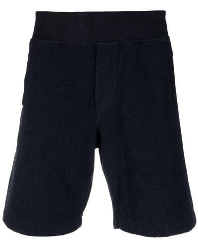Orlebar Brown Terry-cloth Track Shorts - Blue