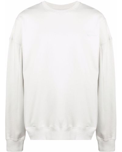 A_COLD_WALL* Embroidered-logo Oversize Sweater - White