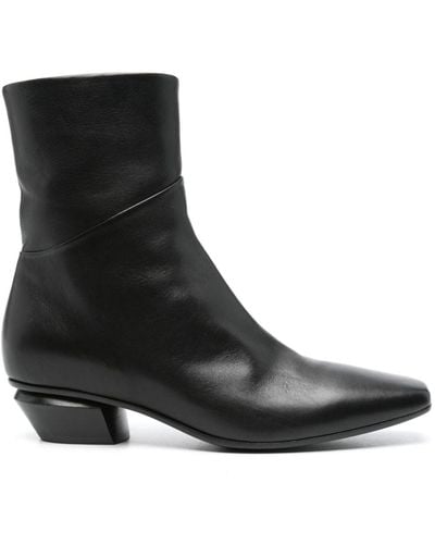 Officine Creative 65mm Leather Ankle Boots - Black