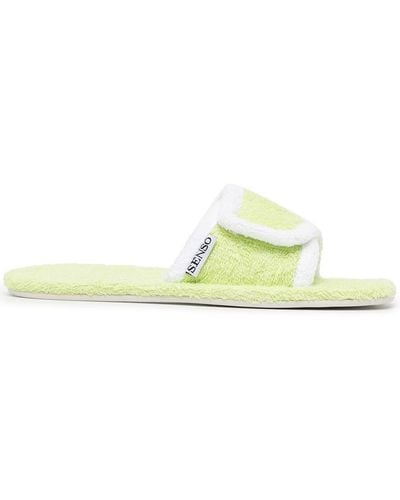 Senso Iris Towelling Sandals - Green