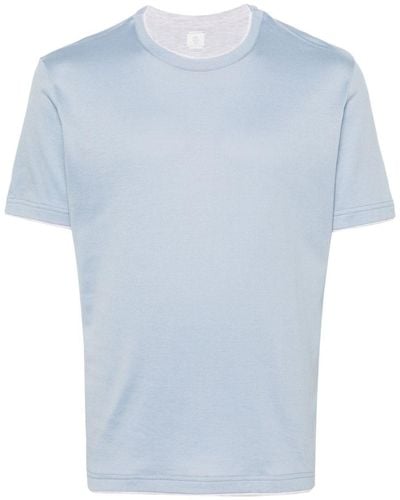 Eleventy レイヤード Tシャツ - ブルー