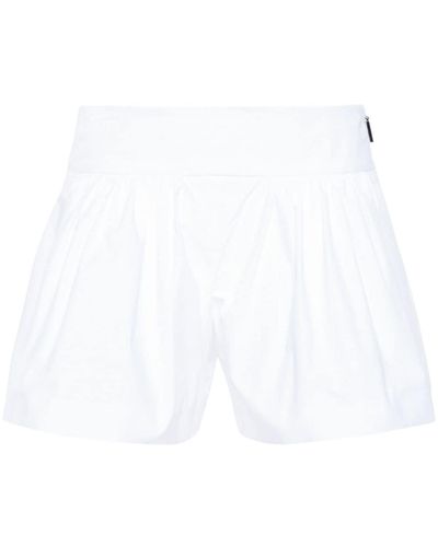 MSGM Kurze Shorts - Weiß