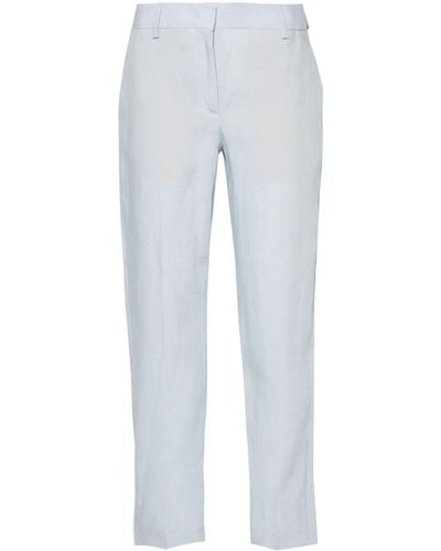 Paul Smith Mid-rise Tapered Trousers - Grey