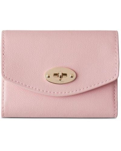 Mulberry Darley Concertina Leather Wallet - Pink