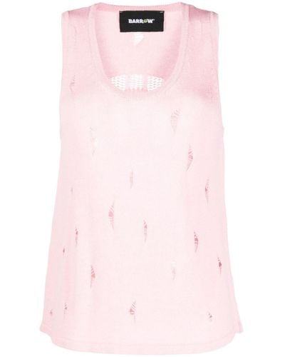 Barrow Top in Distressed-Wirkung - Pink