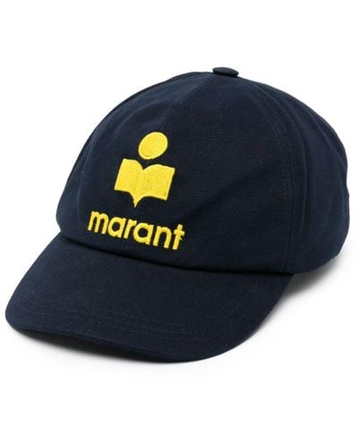 Isabel Marant Tyron Logo-embroidered Cap - Blue