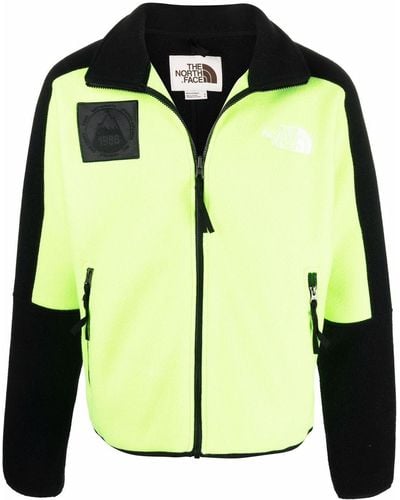 The North Face Two-tone Fleece Jacket - Yellow