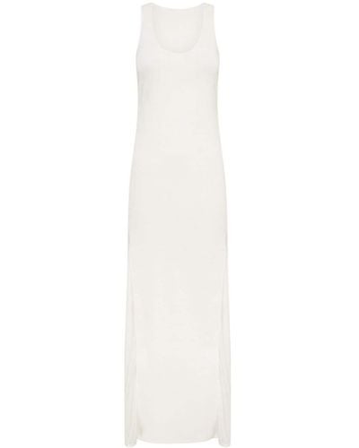 Dion Lee Gradient Sheer Maxi Dress - White
