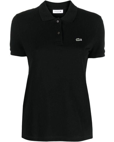 Lacoste Short Sleeve Polo Shirt - Black