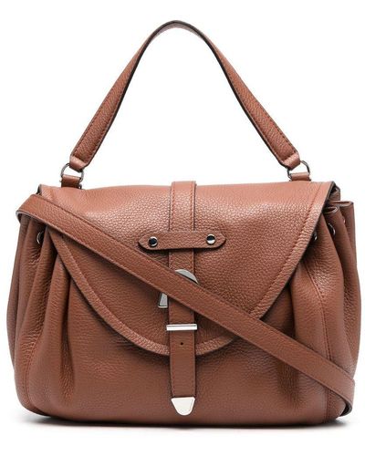 Coccinelle Leather Tote Bag - Brown