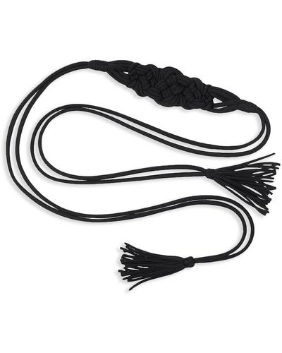 Eres Palm Tie-fastening Belt - Black