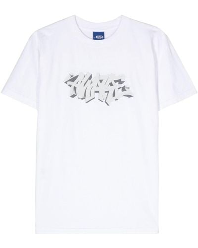 AWAKE NY Logo-print cotton T-shirt - Weiß
