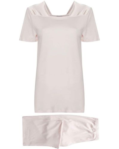 Hanro Emma Pyjama Set - Pink