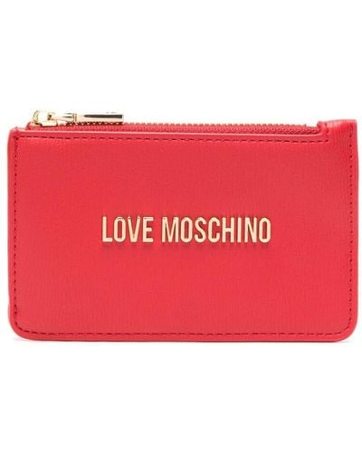 Love Moschino ファスナー財布 - レッド