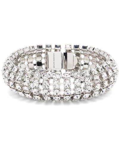 Alexandre Vauthier Crystal-embellished Bracelet - White