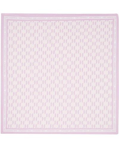 Karl Lagerfeld K/monogram Pleated Scarf - Pink