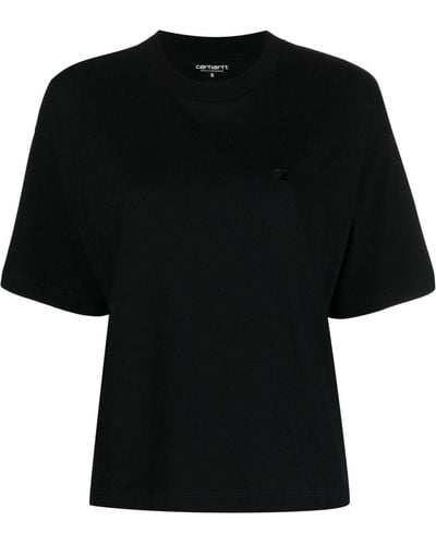 Carhartt Logo-embroidered Oversize T-shirt - Black