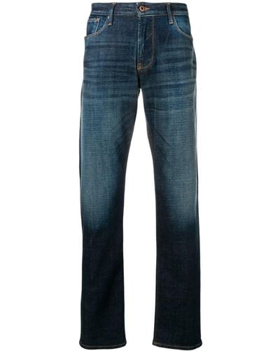 Emporio Armani Straight Fit Jeans - Blue