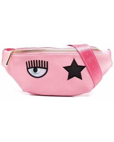 Chiara Ferragni Eye-detail Belt Bag - Pink