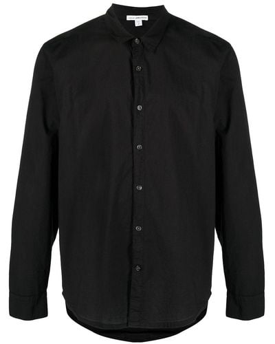 James Perse Standard Long-sleeve Shirt - Black