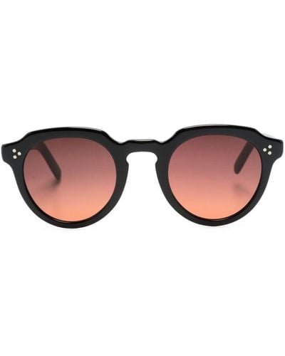 Moscot Gavolt Sonnenbrille mit rundem Gestell - Pink