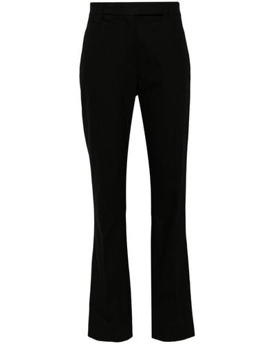 Brunello Cucinelli Straight-leg Cropped Trousers - Black
