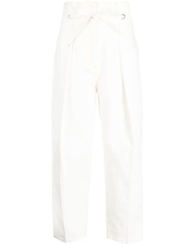 3.1 Phillip Lim Pleat-detail Straight-leg Trousers - White