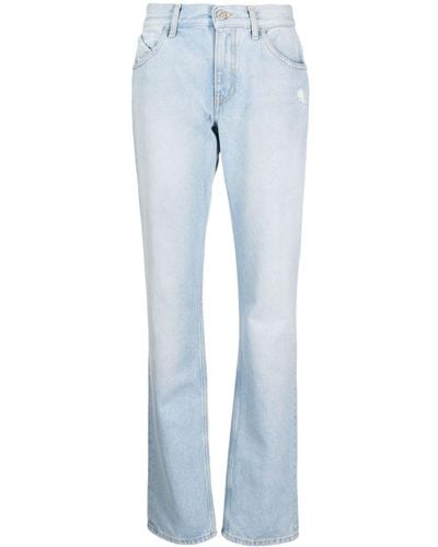 The Attico Straight Jeans - Blauw