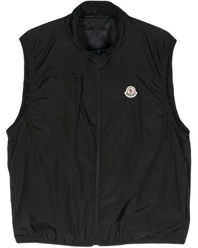 Moncler Arashi Logo-patch Gilet - Men's - Polyamide - Black