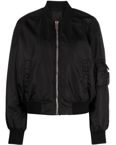 Givenchy Chaqueta bomber con cremallera - Negro