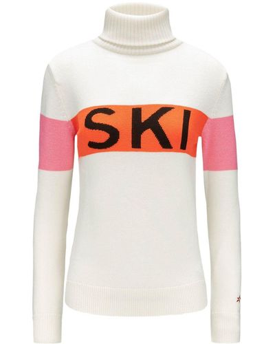 Perfect Moment Ski Ii Merino Wool Sweater - White