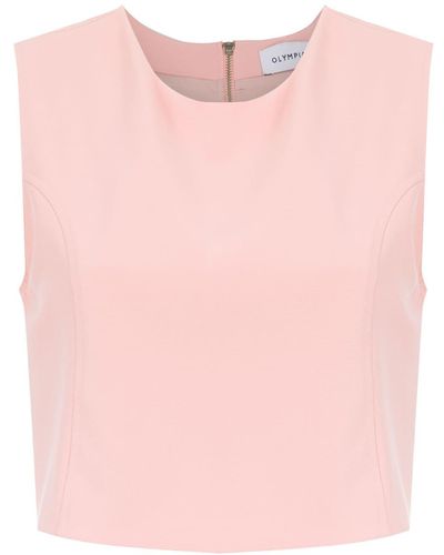 Olympiah Spezzia Cropped Top - Roze