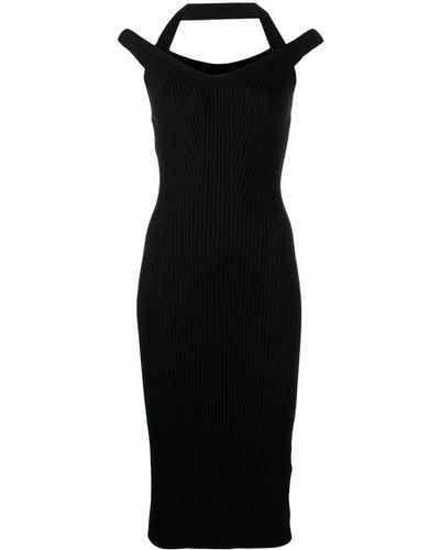 Jonathan Simkhai Halterneck Midi Dress - Black
