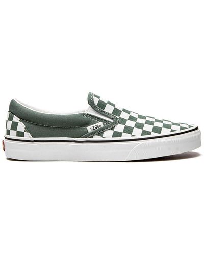 Vans Eco Theory Checkerboard Slip-On-Sneakers - Grün